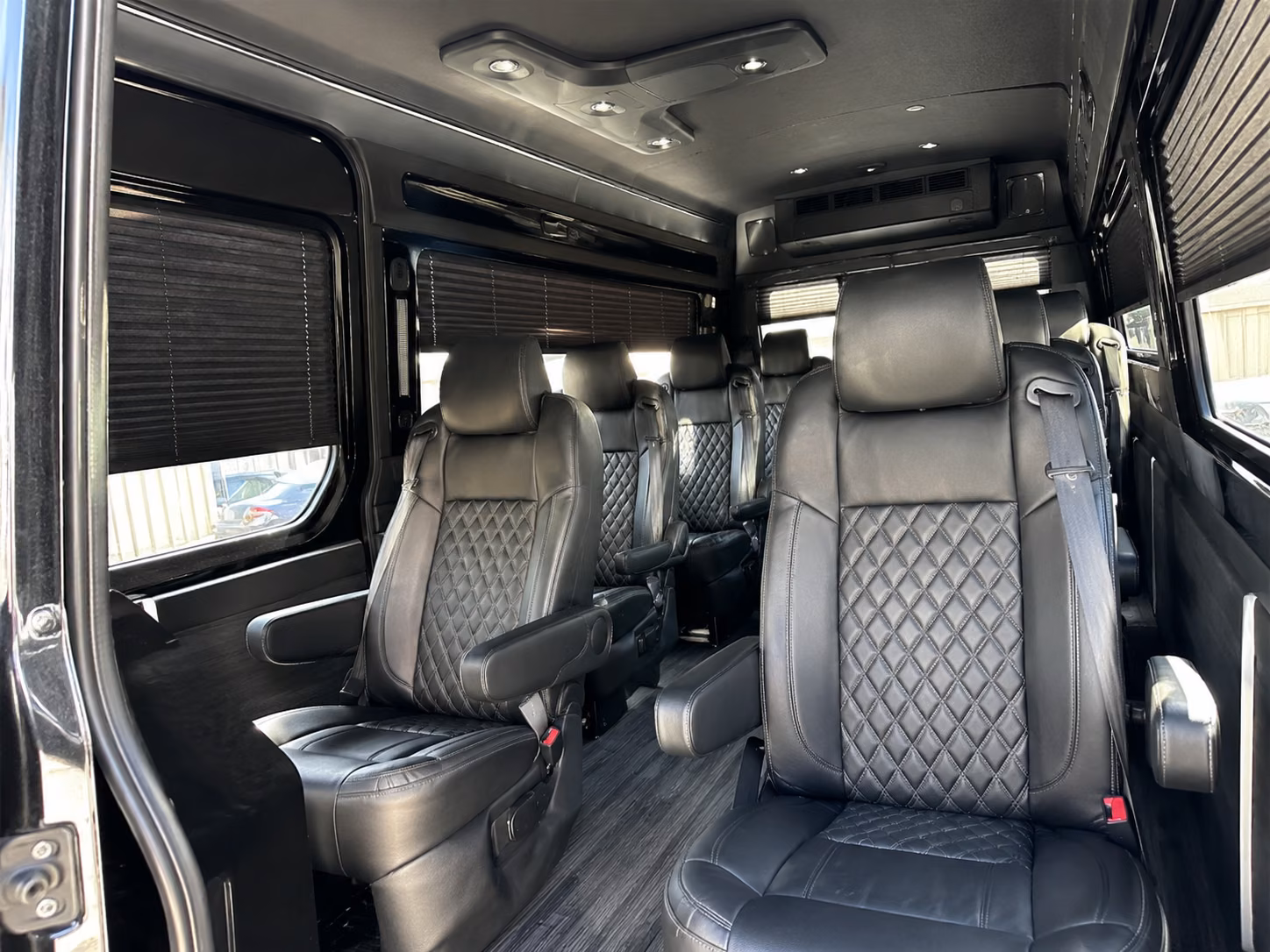 18 passenger sprinter van inside