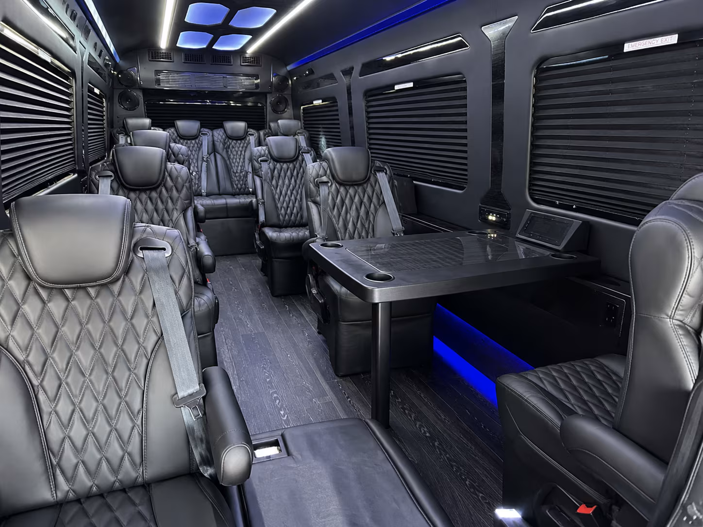 8 passenger sprinter van interior