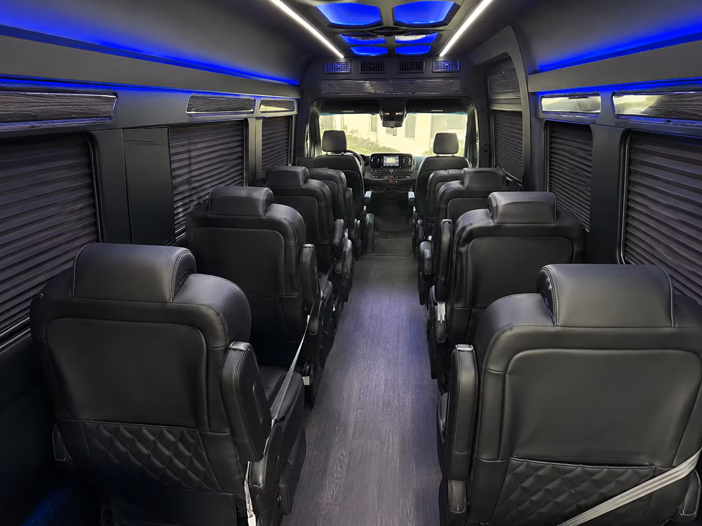 henderson 10 passenger sprinter van inside