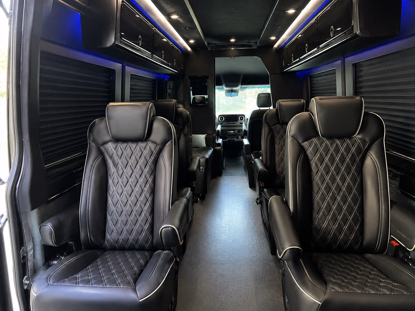 henderson 10 passenger sprinter van interior