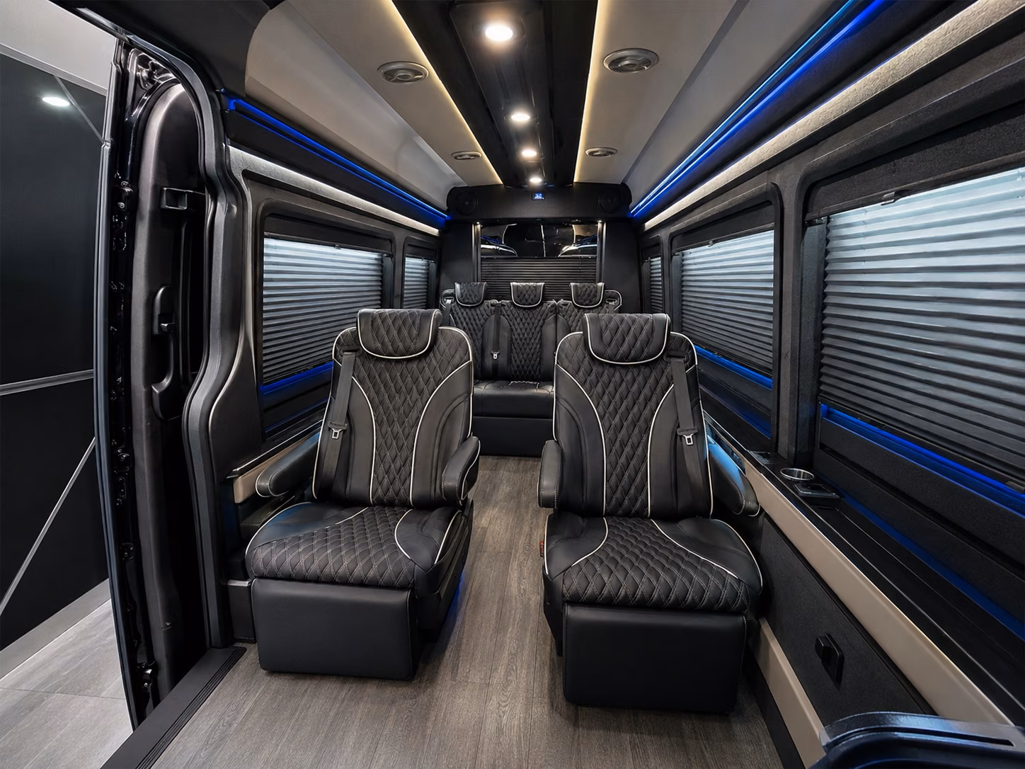 henderson 20 passenger sprinter van inside
